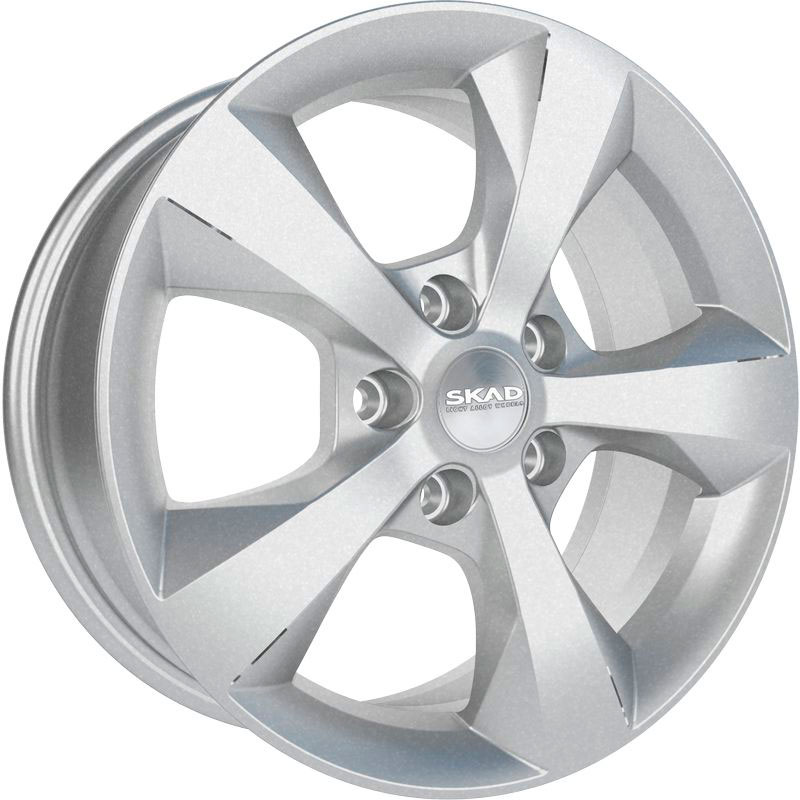 Диск литой 16x7.0 5x108 ET50 d63.3 SKAD КЕЛЬН (Селена Серебристый)