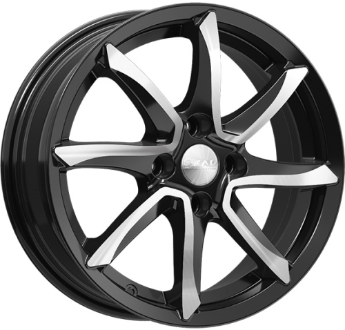 Диск литой 15x6.0 4x100 ET46 d54.1 SKAD Осака (Алмаз)