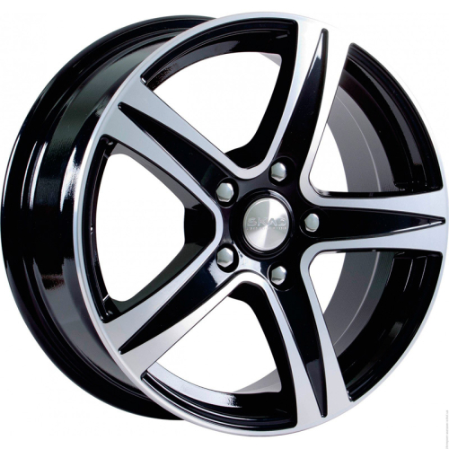 Диск литой 15x6.5 5x100 ET35 d57.1 SKAD САКУРА (Алмаз Черный)