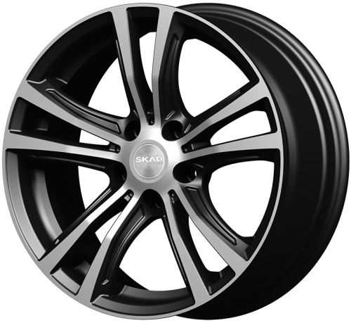 Диск литой 18x8.0 5x112 ET30 d66.6 SKAD МЮНХЕН (Алмаз Черный)